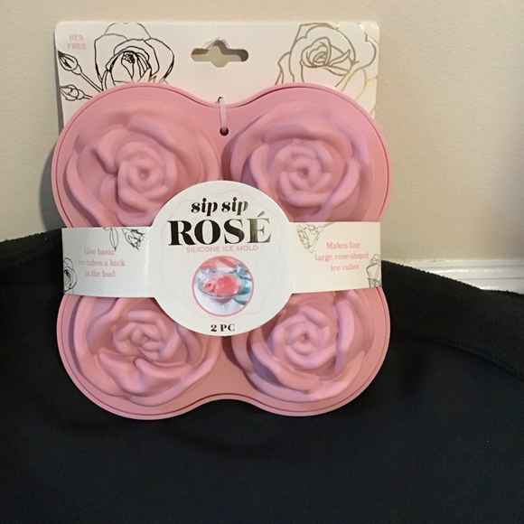 Sip Sip Rose Silicone LARGE ROSE ICE CUBES Maker - Picture 1 of 1